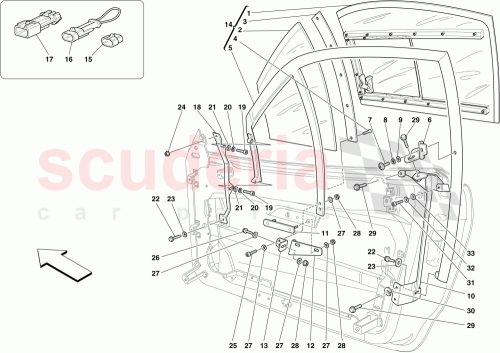 Part Diagram for Ferrari 67539500