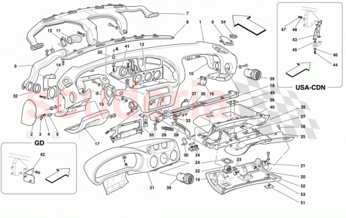 Part Diagram for Ferrari 171800