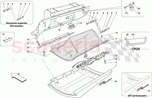 Part Diagram for Ferrari 67453000