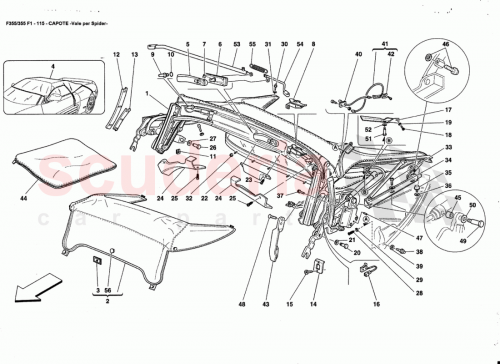Part Diagram for Ferrari 65268802