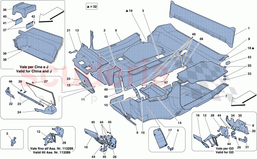 Part Diagram for Ferrari 84382000