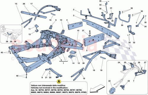 Part Diagram for Ferrari 82892500