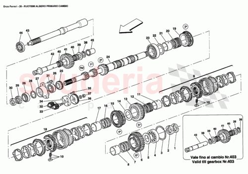Part Diagram for Ferrari 190185