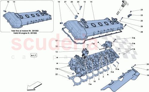 Part Diagram for Ferrari 243802