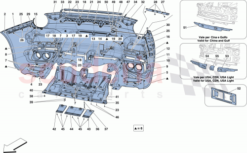 Part Diagram for Ferrari 314630