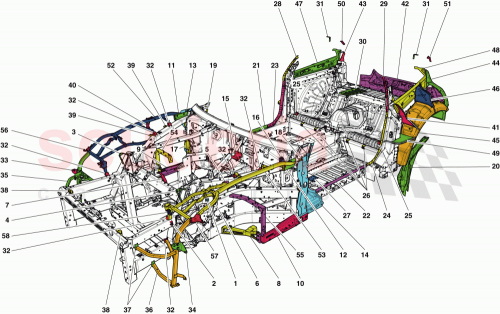 Part Diagram for Ferrari 88065700