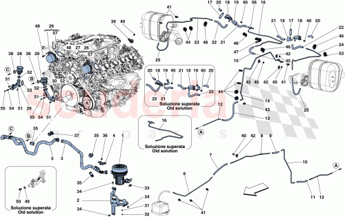 Part Diagram for Ferrari 302044