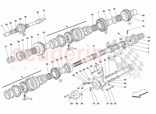 Part Diagram for Ferrari 104256