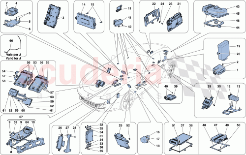 Part Diagram for Ferrari 312311
