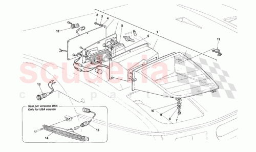 Part Diagram for Ferrari 70000552