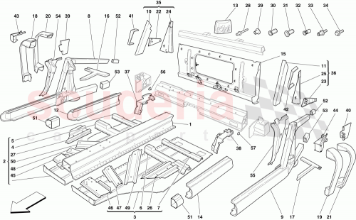 Part Diagram for Ferrari 238915