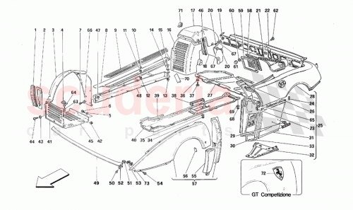 Part Diagram for Ferrari 63962800