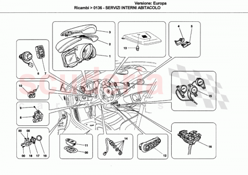 Part Diagram for Ferrari 812631