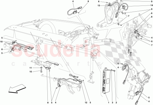 Part Diagram for Ferrari 66683900