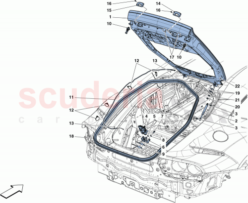 Part Diagram for Ferrari 88386300