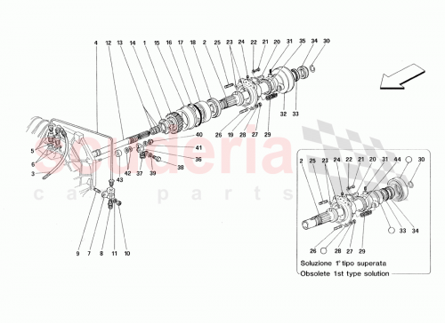 Part Diagram for Ferrari 14163670