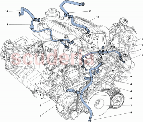 Part Diagram for Ferrari 311745