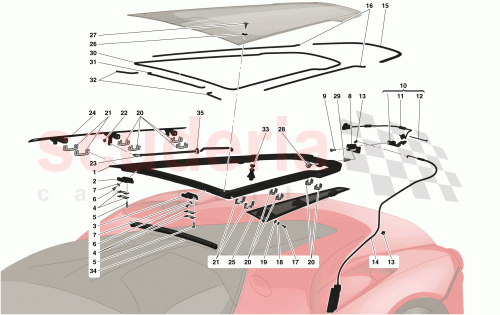 Part Diagram for Ferrari 85800500