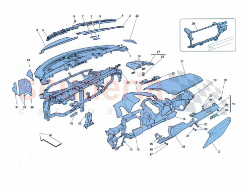 Part Diagram for Ferrari 83519000