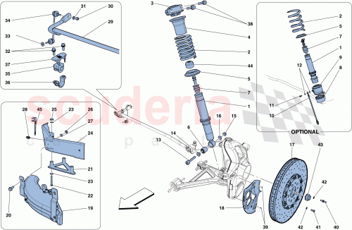 Part Diagram for Ferrari 301449