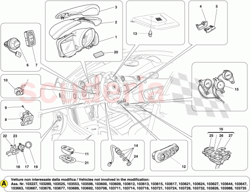 Part Diagram for Ferrari 72587700
