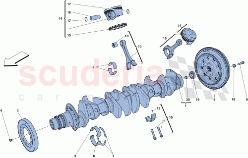Part Diagram for Ferrari 13026774