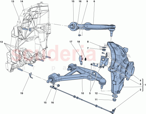 Part Diagram for Ferrari 289163