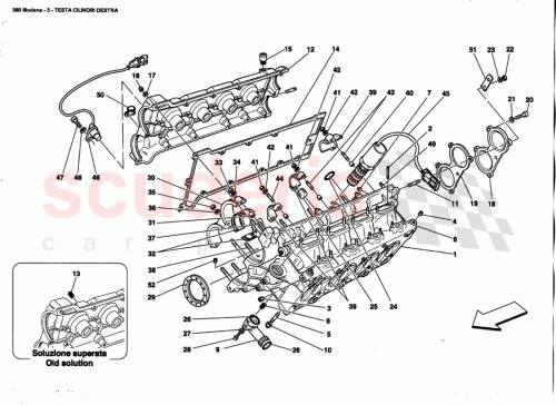 Part Diagram for Ferrari 173540