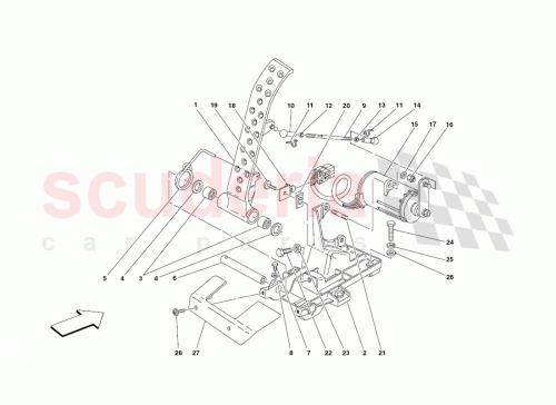 Part Diagram for Ferrari 185452