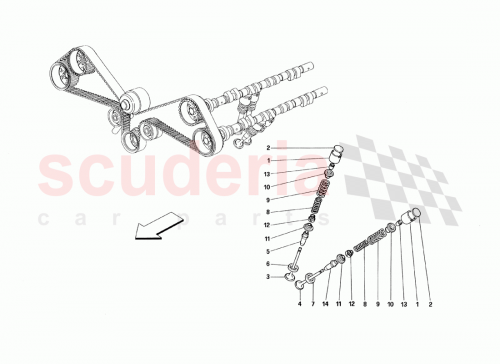Part Diagram for Ferrari 117585