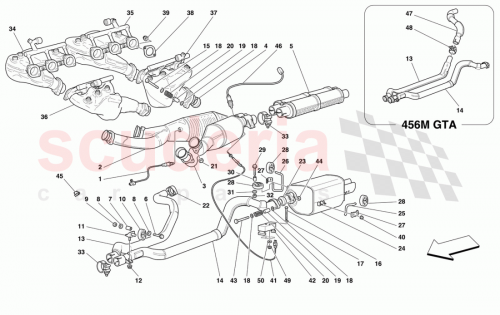 Part Diagram for Ferrari 167853