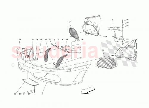 Part Diagram for Ferrari 221277