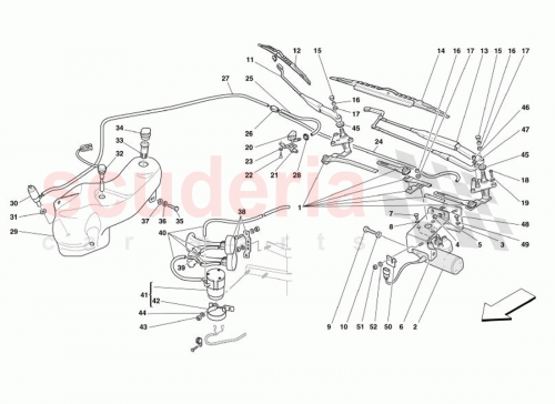 Part Diagram for Ferrari 65202600