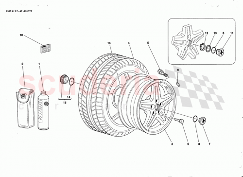 Part Diagram for Ferrari 172656