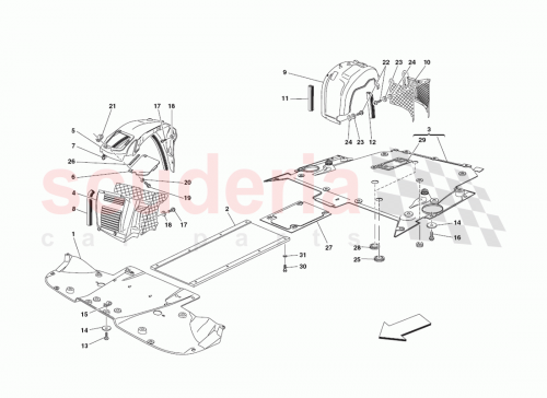Part Diagram for Ferrari 66121400