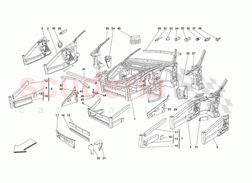Part Diagram for Ferrari 68885500