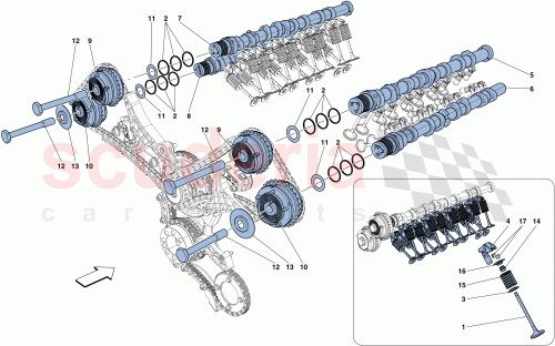 Part Diagram for Ferrari 328694