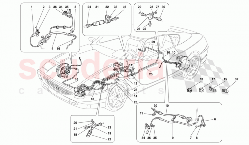Part Diagram for Ferrari 154044