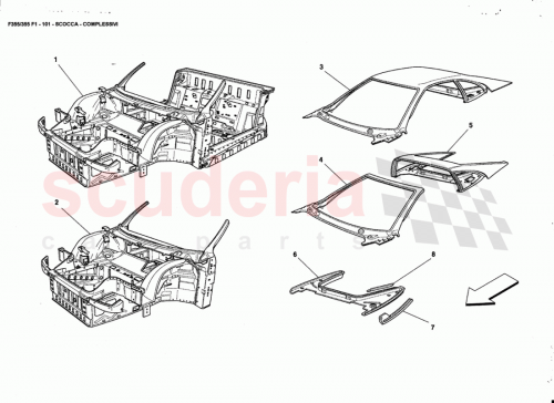 Part Diagram for Ferrari 65243500