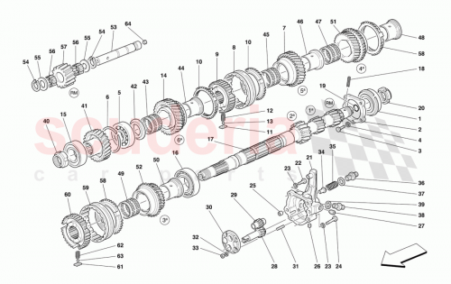 Part Diagram for Ferrari 150571