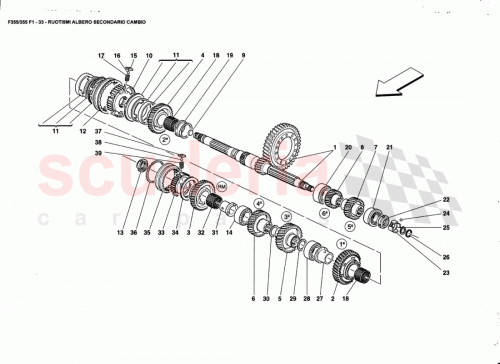 Part Diagram for Ferrari 70000873