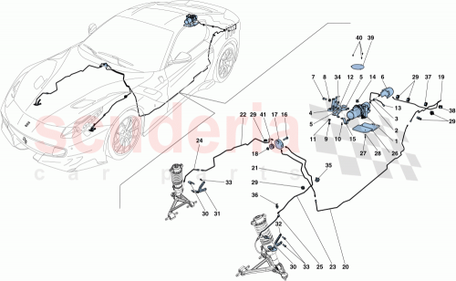 Part Diagram for Ferrari 318609