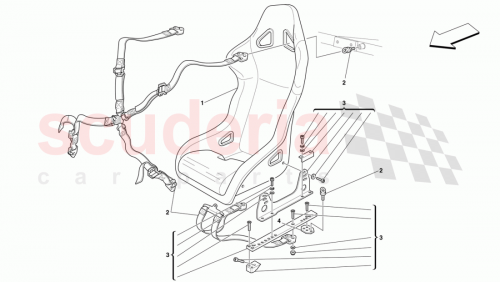 Part Diagram for Ferrari 66126300