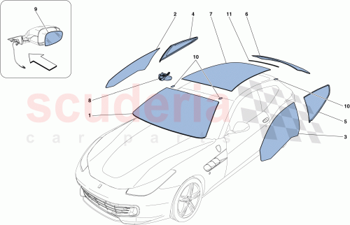 Part Diagram for Ferrari 87417400