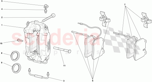 Part Diagram for Ferrari 70001087