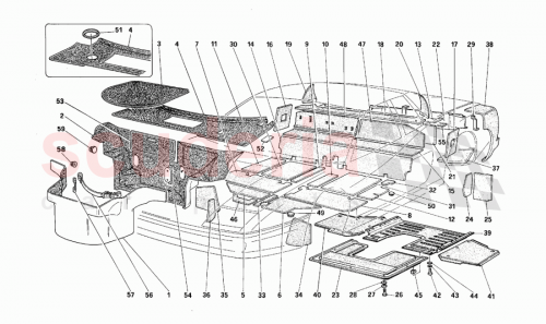 Part Diagram for Ferrari 64487300
