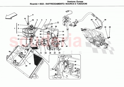 Part Diagram for Ferrari 244779