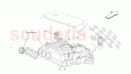 Part Diagram for Ferrari 60656500