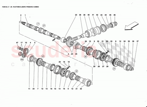 Part Diagram for Ferrari 160939