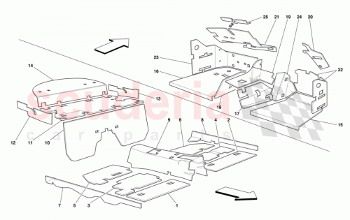 Part Diagram for Ferrari 65359600